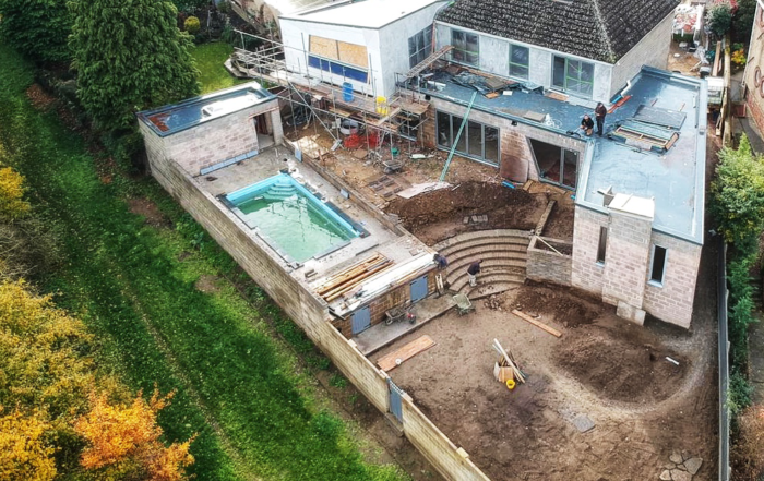 Greyweathers - reinforced concrete swimming pool