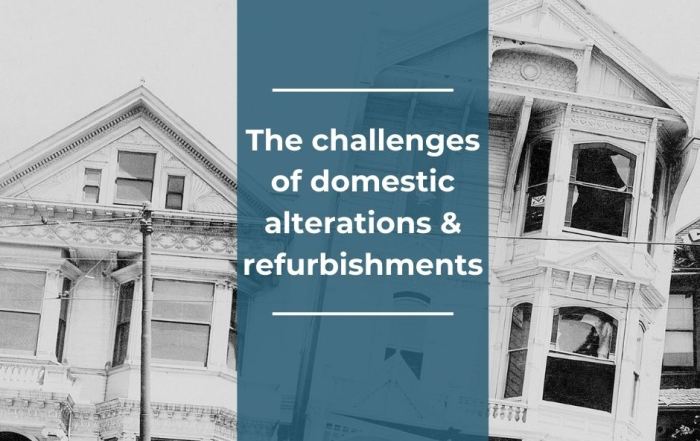 Title image - challenges of Domestic Alterations