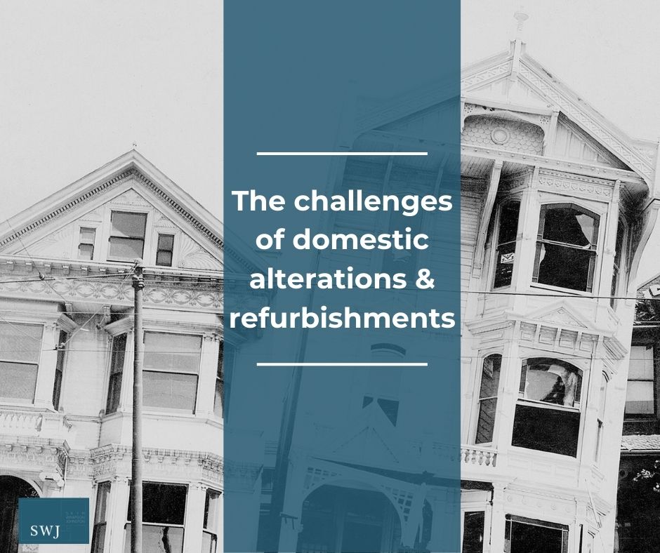 Title image - challenges of Domestic Alterations