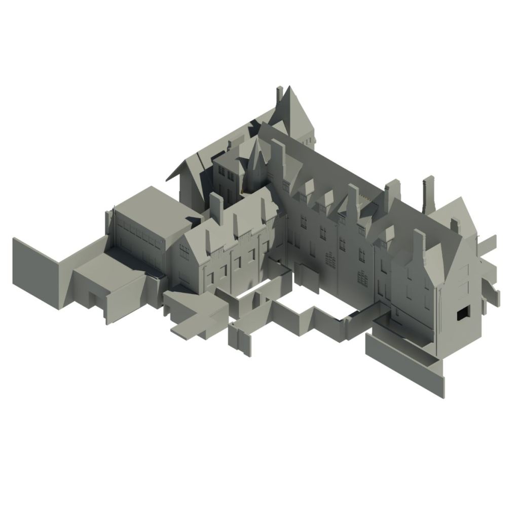 As built revit drawing for refurbishment of historic school building