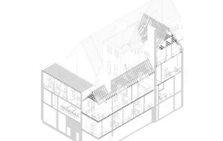Turrett and drawings for refurbishment of historic school building